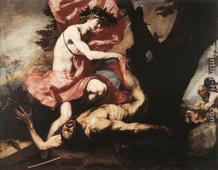 Apollo Flaying Marsyas painting - Jusepe de Ribera Apollo Flaying Marsyas art painting
